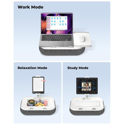 Tablet Pillow Stand for Bed with Adjustable Arm