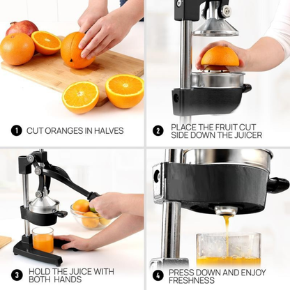 Heavy-Duty Cast Iron Citrus Juicer