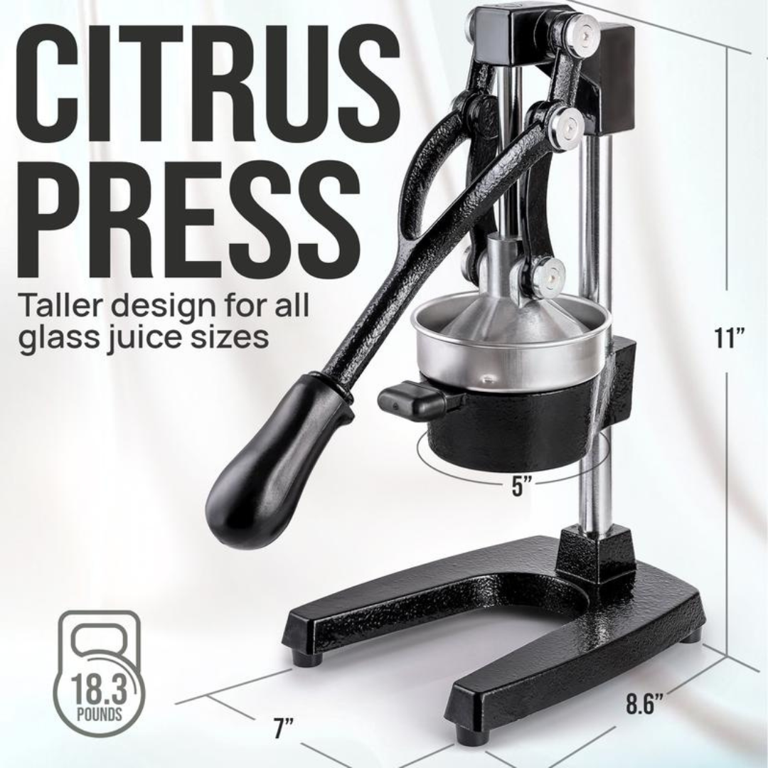 Heavy-Duty Cast Iron Citrus Juicer