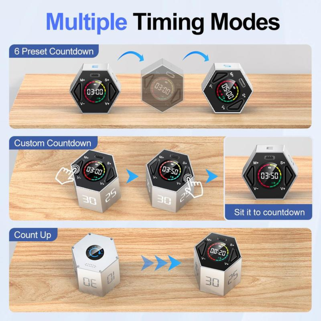 Timer & Productivity Cube