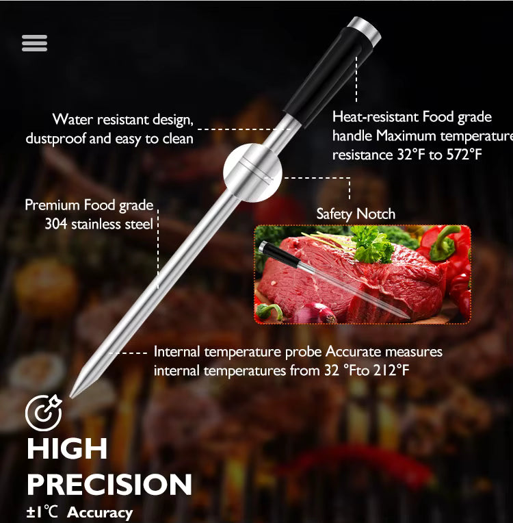 Smart Bluetooth Meat Thermometer