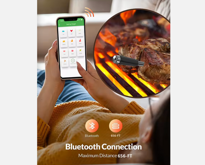 Smart Bluetooth Meat Thermometer